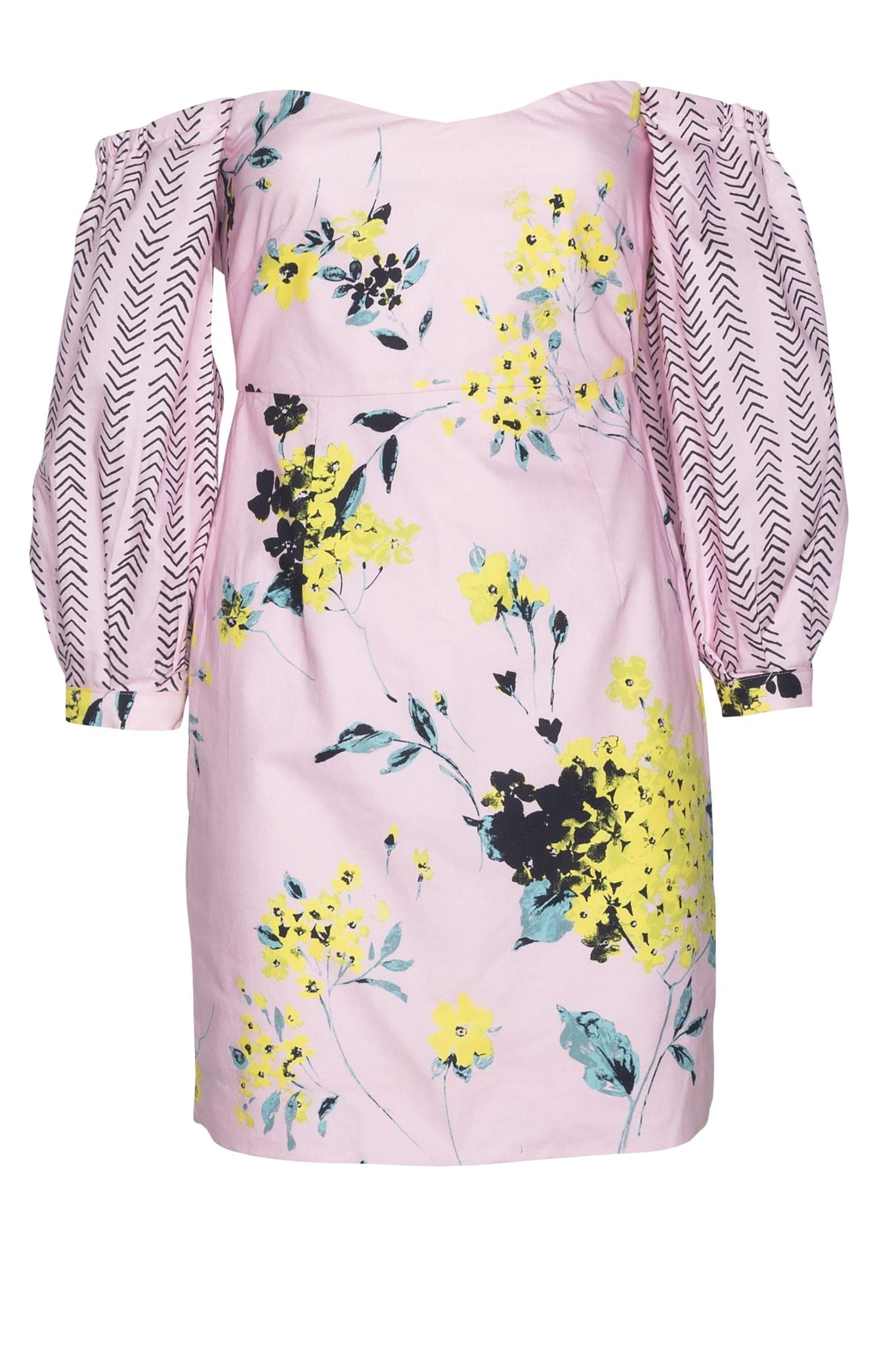 Clementine Dress - Bouquets Floral Pink