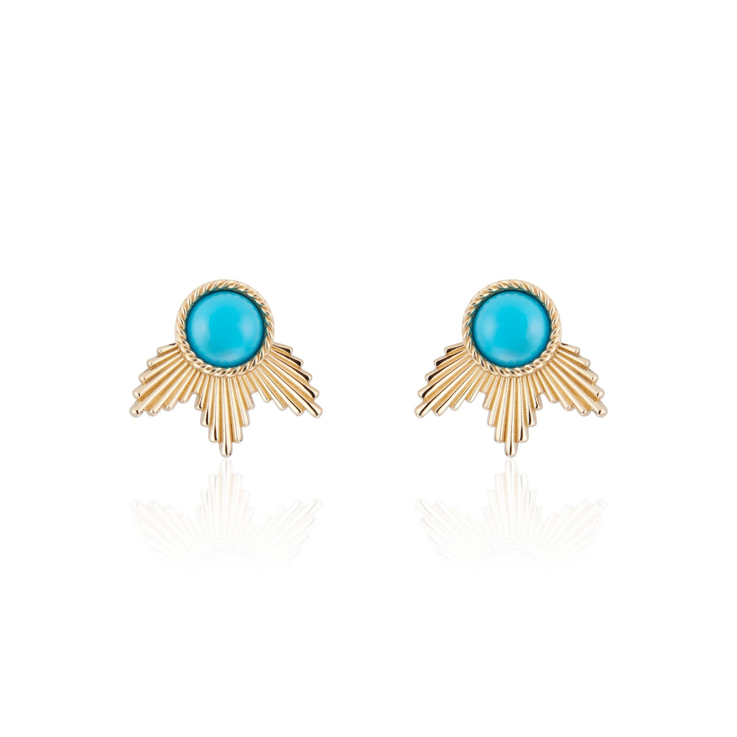 Revival Icarus Earrings with Turquoise