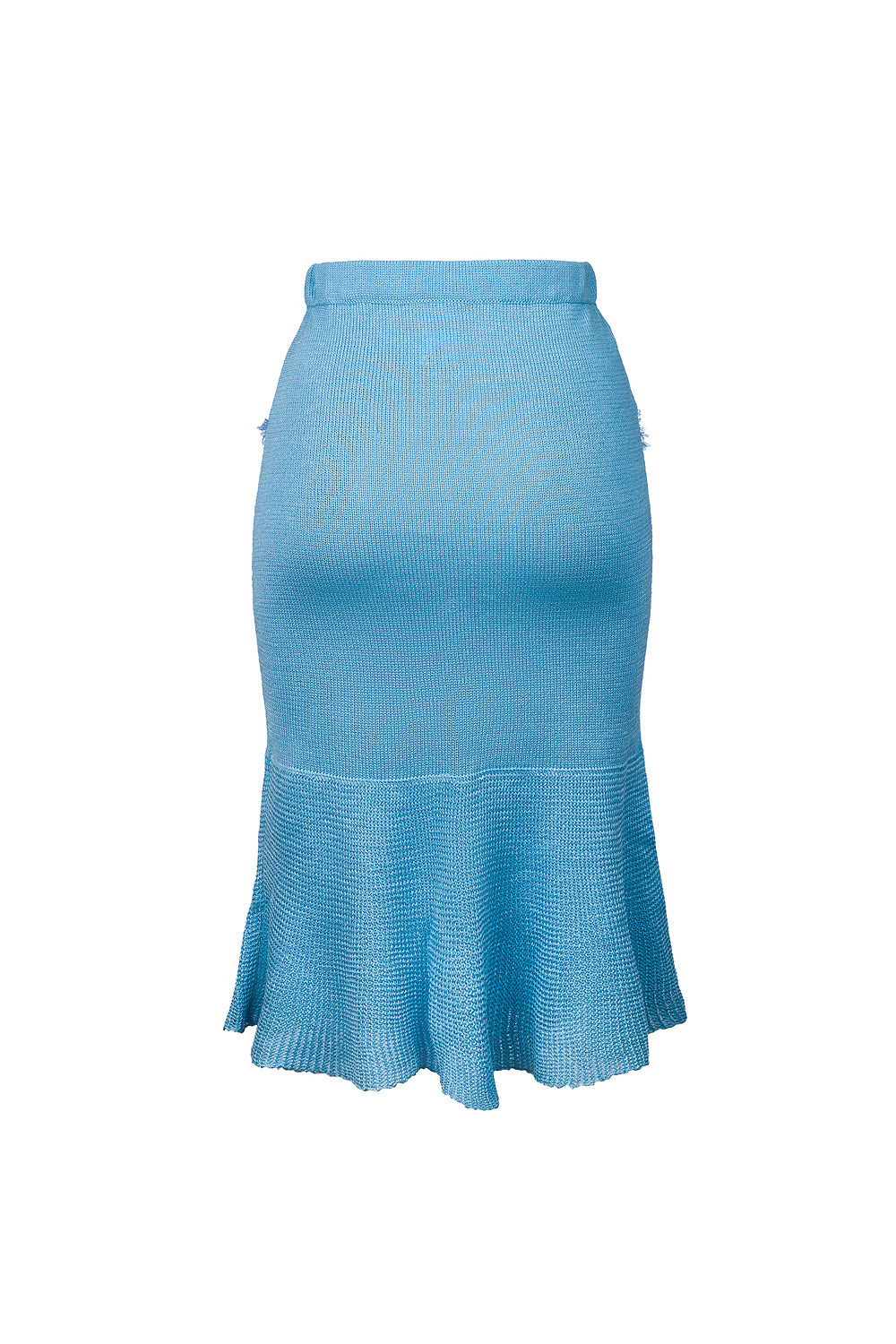 Baby Blue Knit Skirt