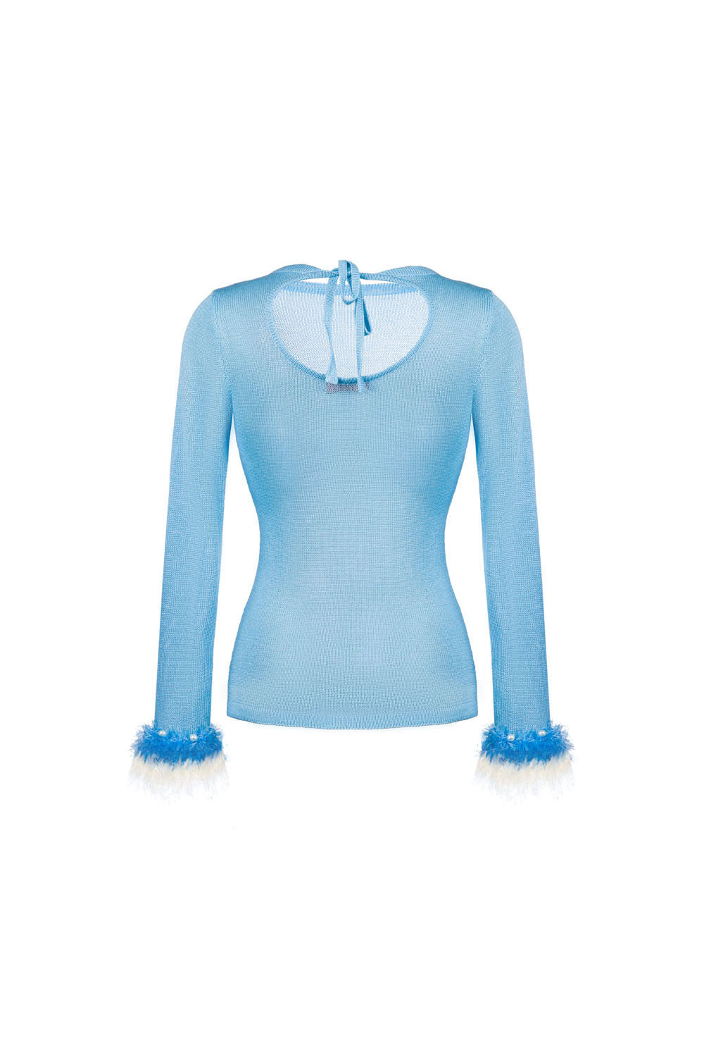 Baby Blue Knit Top