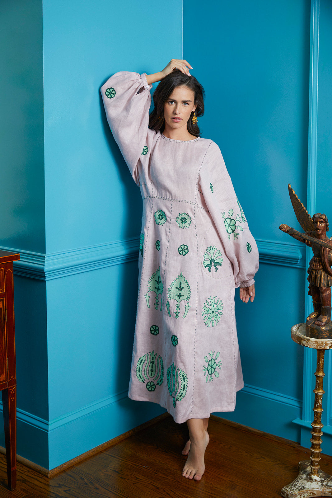 Carolyna Ukrainian Embroidered Dress