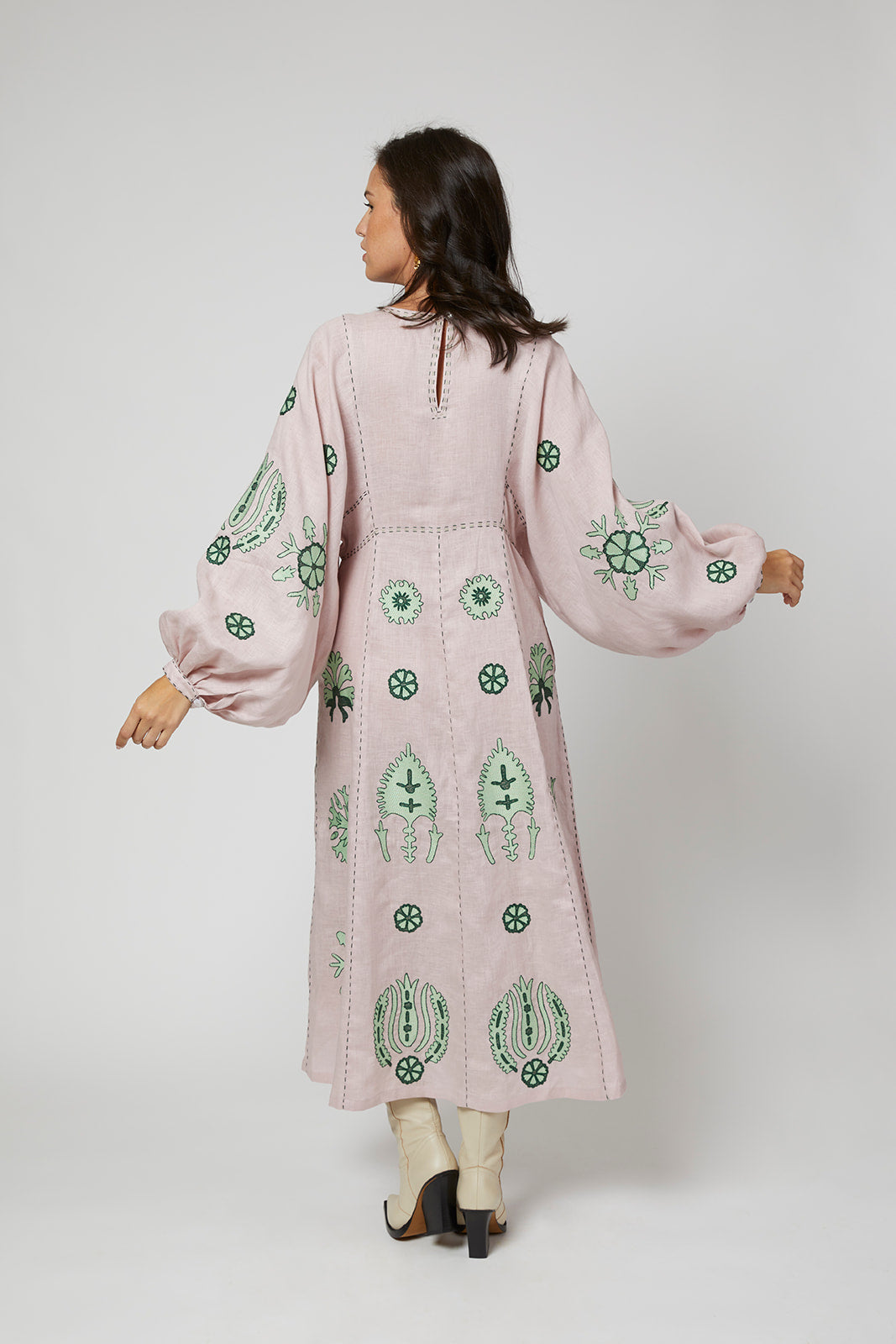 Carolyna Ukrainian Embroidered Dress