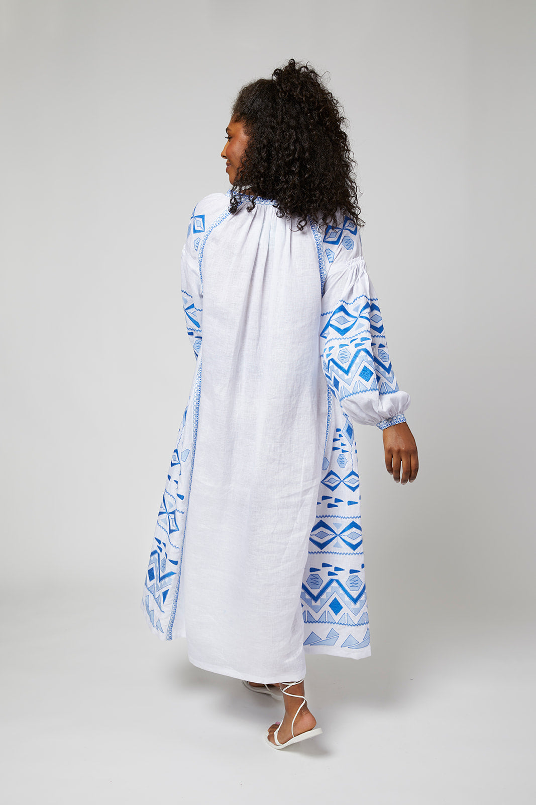Daniela Ukrainian Embroidered Maxi Dress