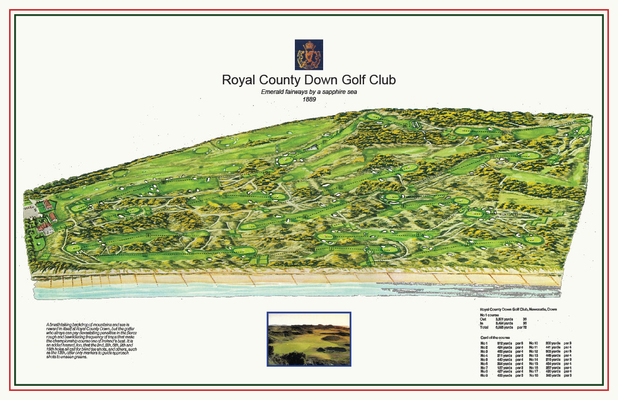 Royal County Down Map