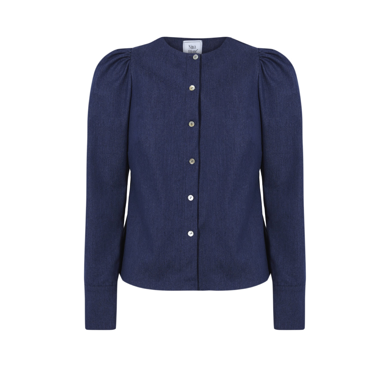 THE DENIM NINA BLOUSE