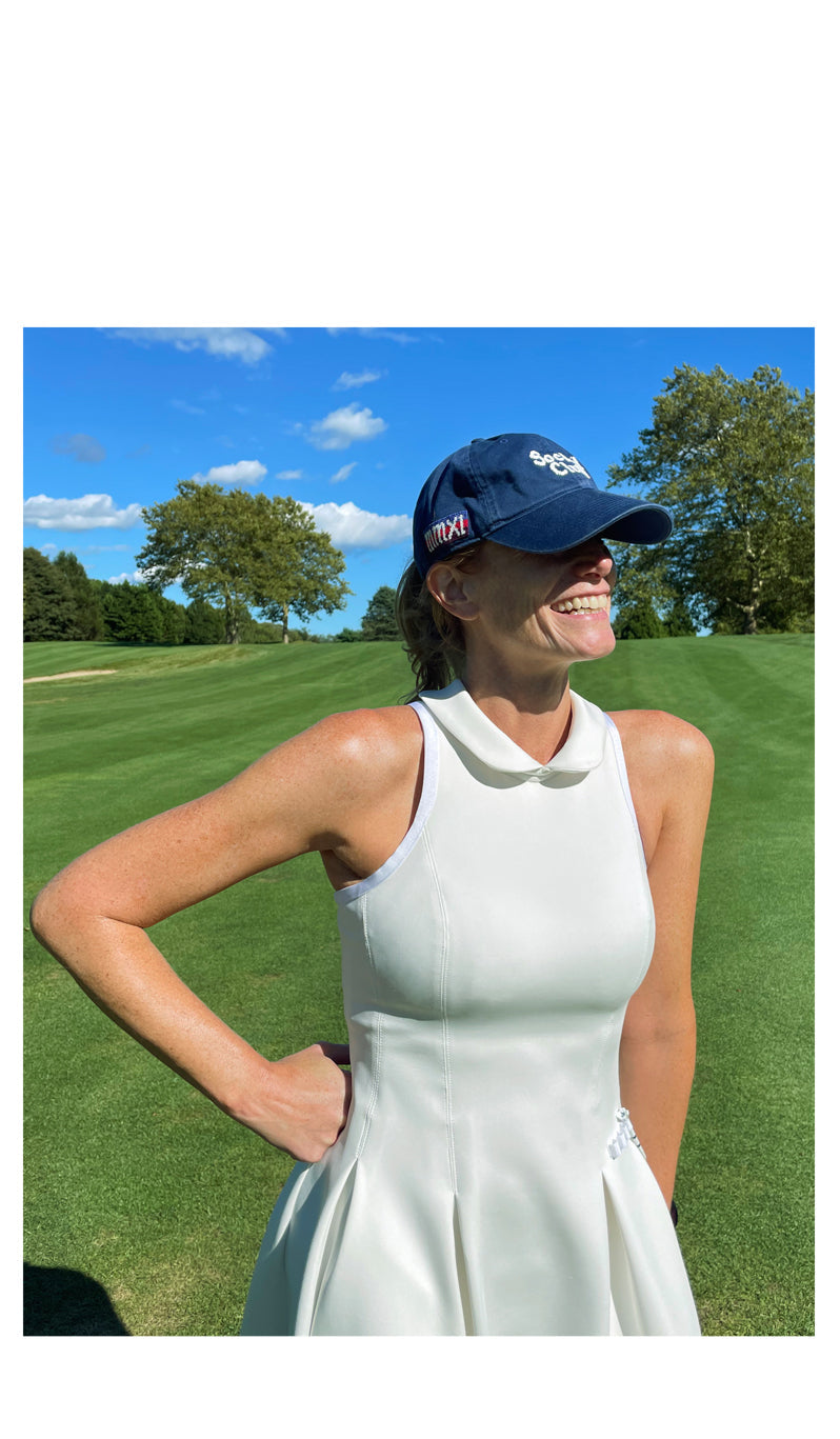 Dune Racerback Dress With Collar