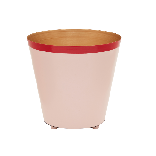 The Penny Planter with Pink and Red Rim