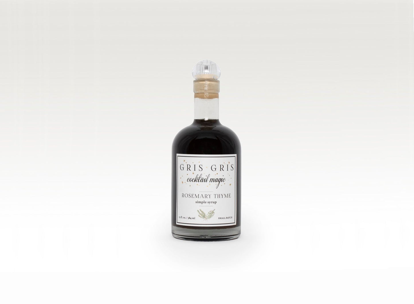 Rosemary Thyme Black Peppercorn Simple Syrup 13 fl. oz.