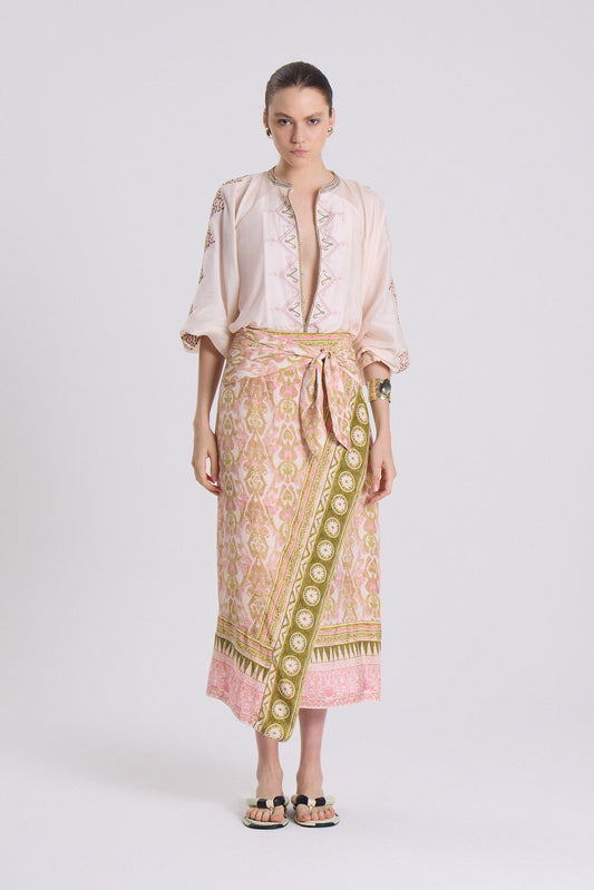 Delancey Claire Midi Skirt