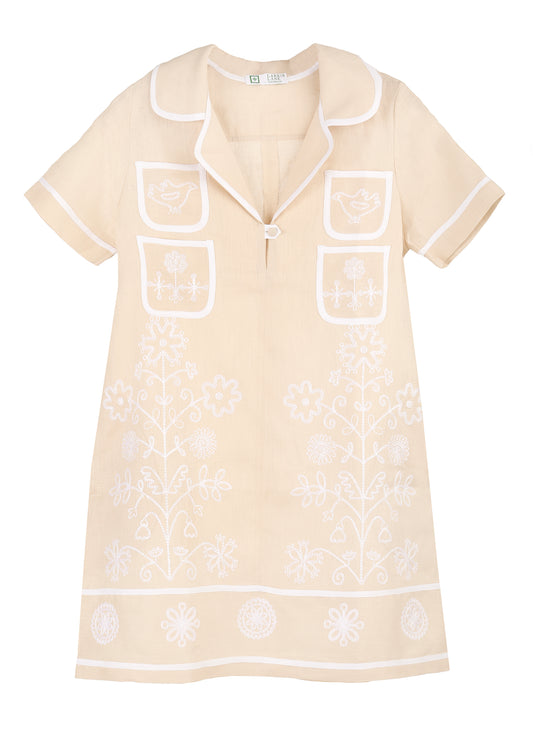 Alouette Dress- Wheat