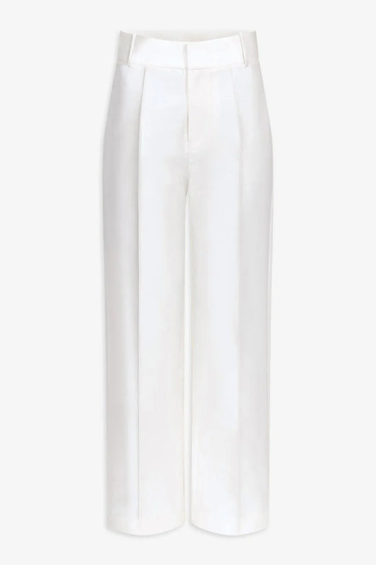 Ivory Silk Pant