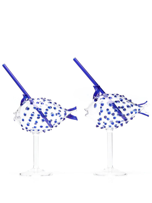 Les Ottomans Blowfish cocktail glasses (set of two)