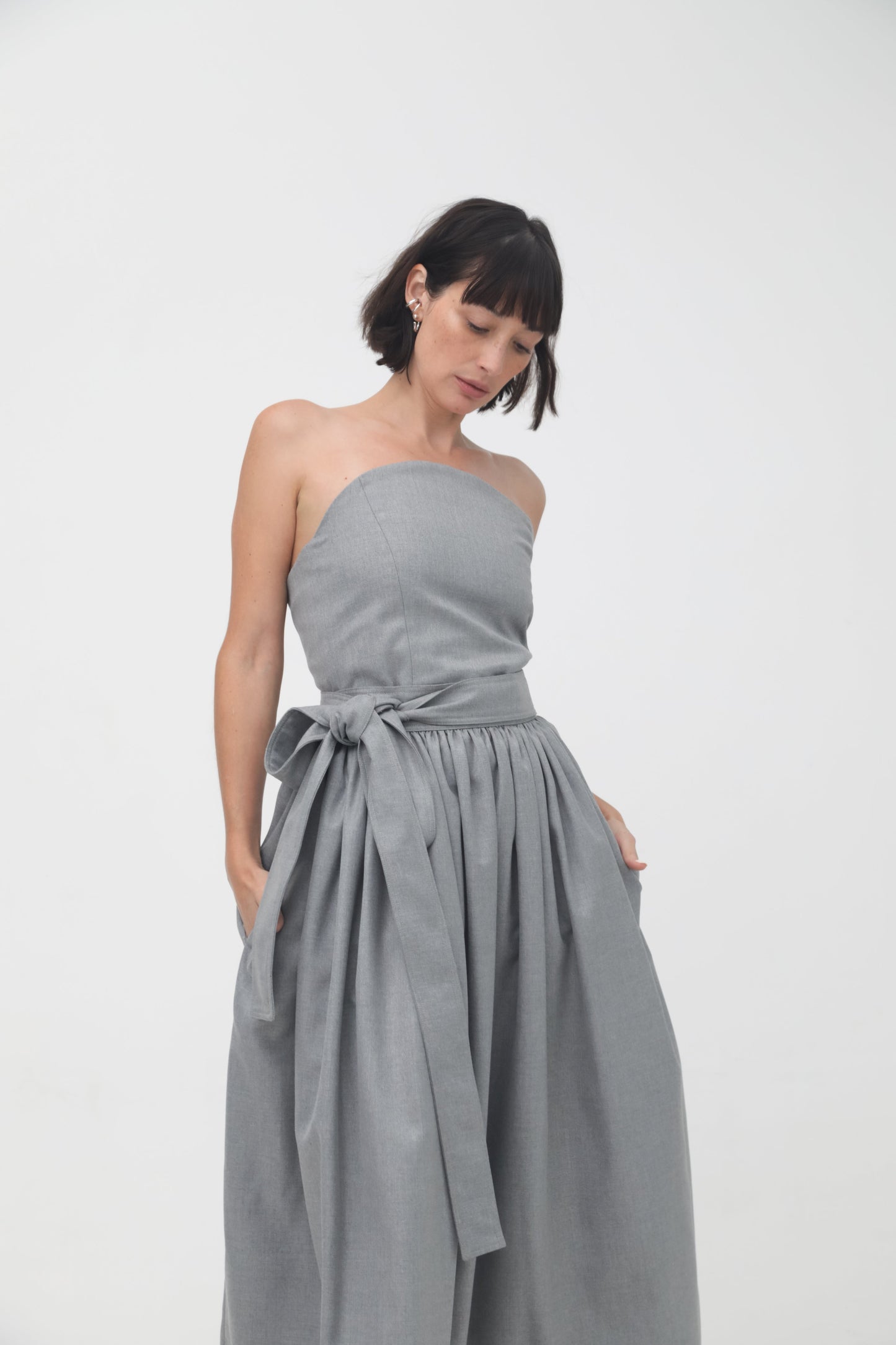 The Twill Midi Skirt