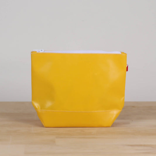 Big Sur Splash Zippered Pouch: Yellow