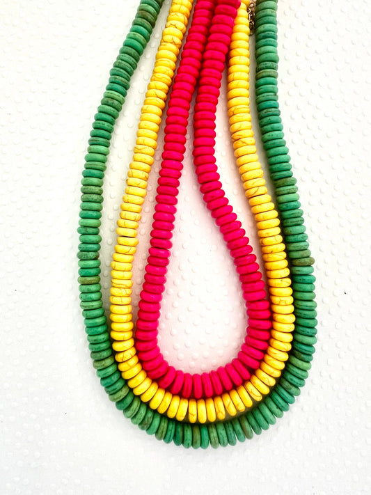 Brights Necklace: Green