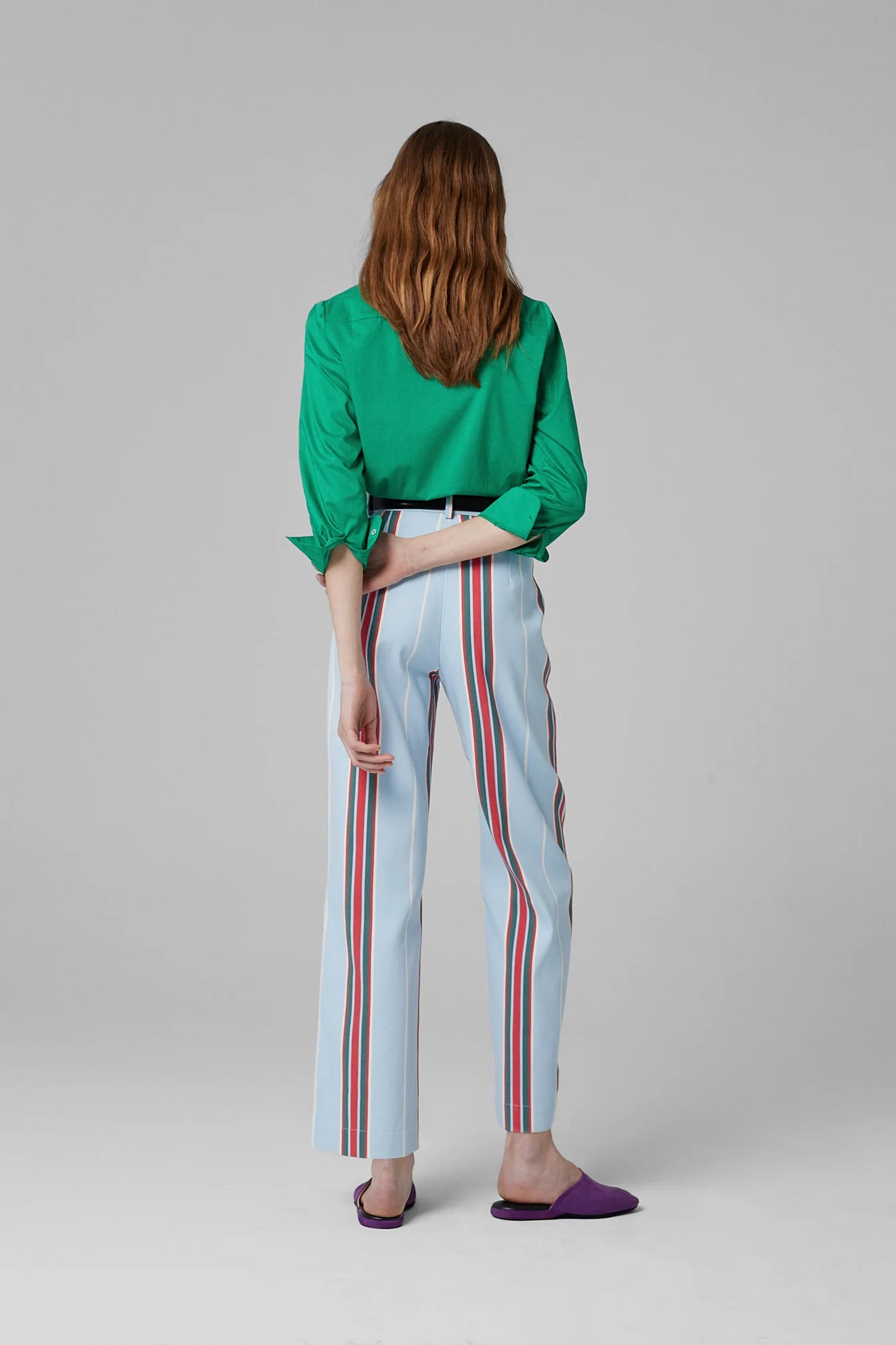 Exclusive Pippi Cotton High-Waisted Pants