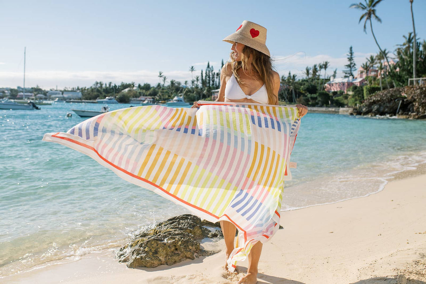 Rainbow Stripe Sarong