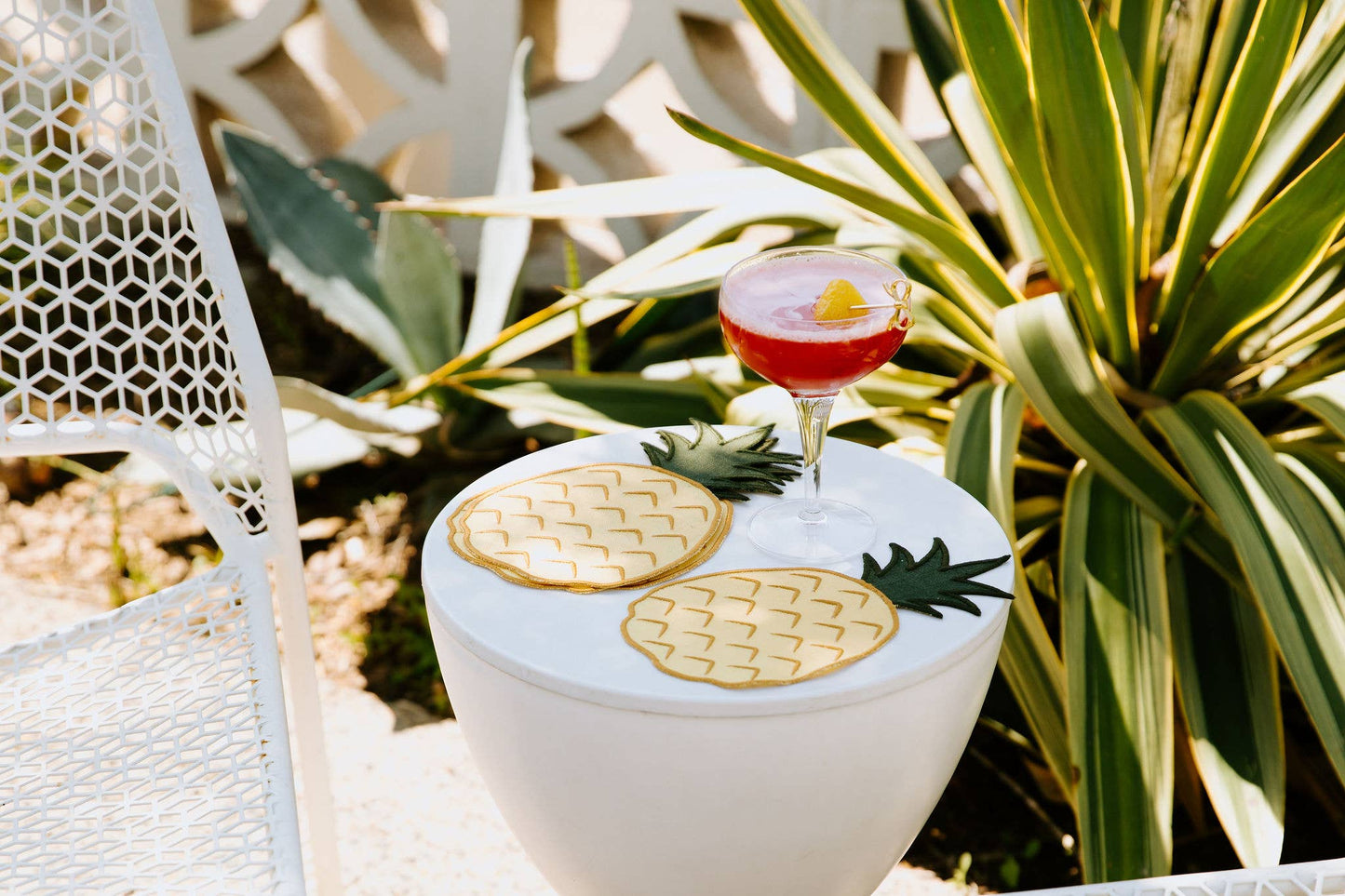 Pineapple Cocktail Napkin - Set of 4