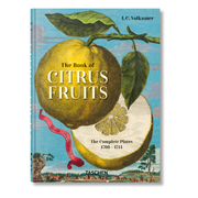 Citrus fruits book cover with illustrated lemons, leaves, and title lettering