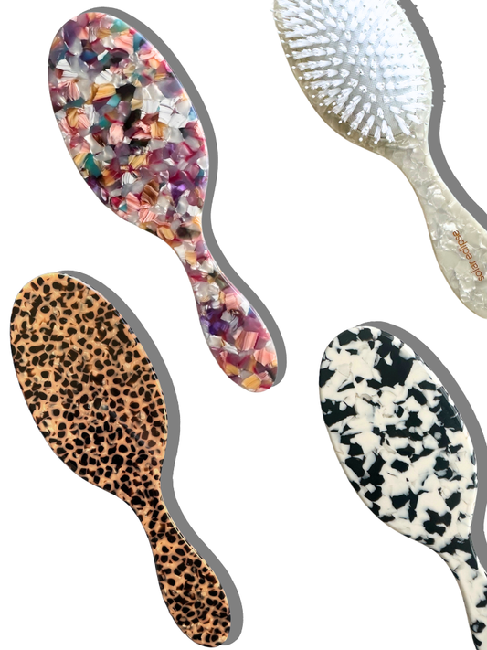 Perfect Daily Hair Brush | Eco-Friendly Acetate: Lilac Shell