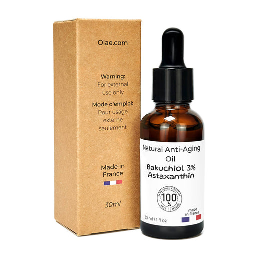 Anti-Aging oil 3% Bakuchiol-Squalane +  Astaxanthin