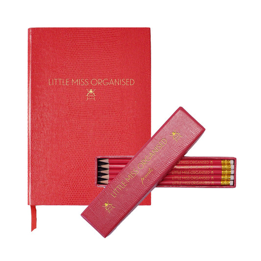 Little Miss Organized Notebook & Pencil Gift Set