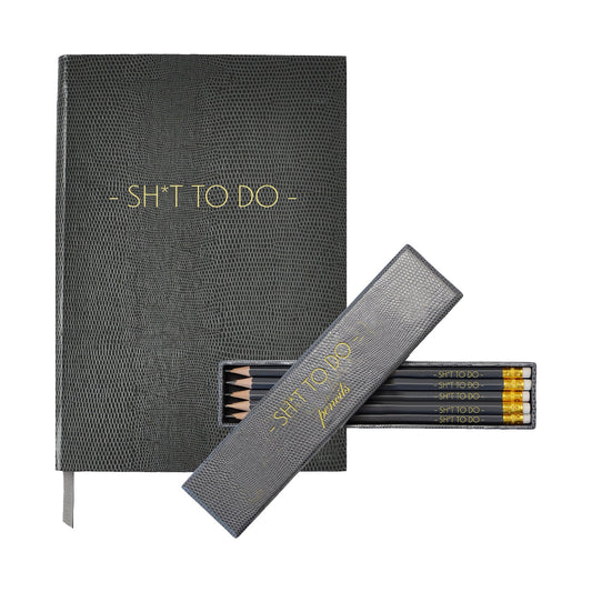 Gift Set Sh*t To Do Notebook + pencils