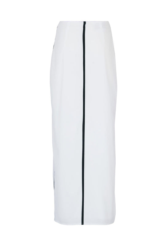 Aminta Skirt in White / Black