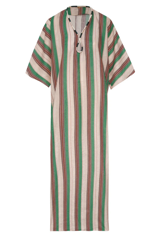 Andina Hand-Embroidered Linen Tunic