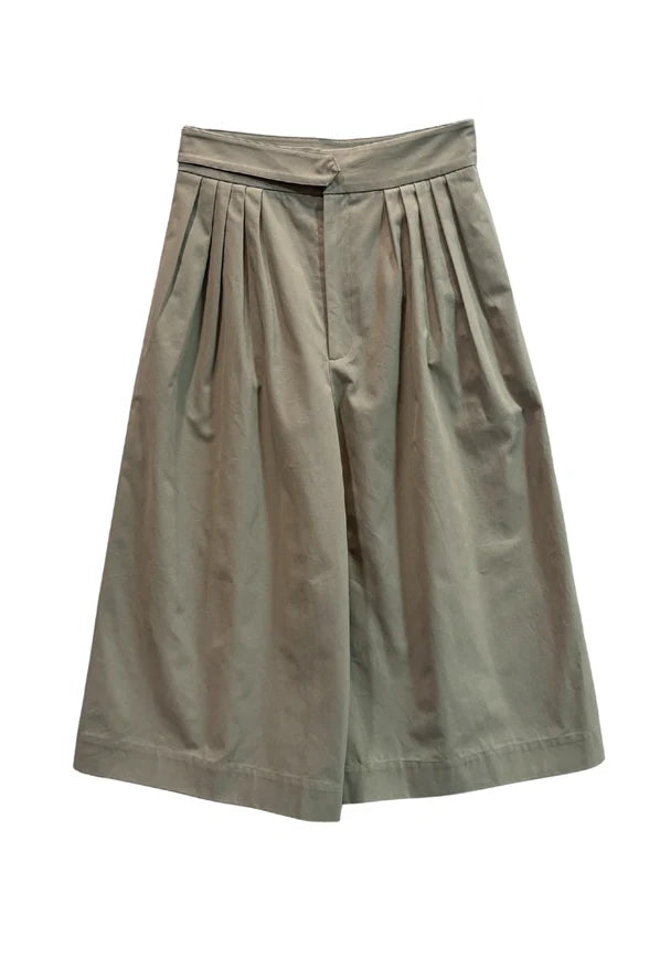 Ciao Lucia Khaki High-Waisted Pant