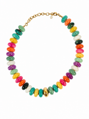 Candy Glass Necklace - Multi Color
