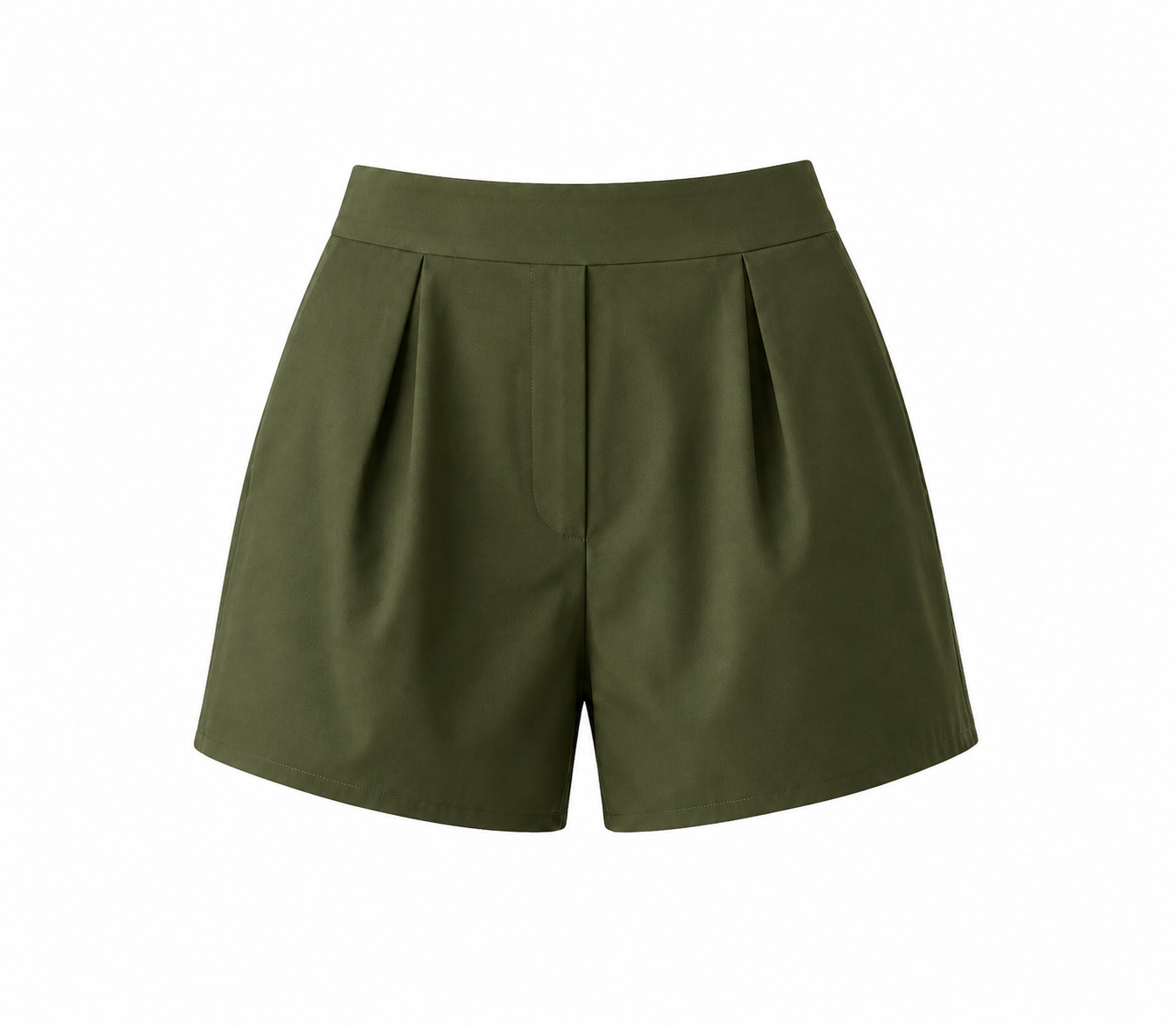 Adriana Degreas Solid Shorts – Green