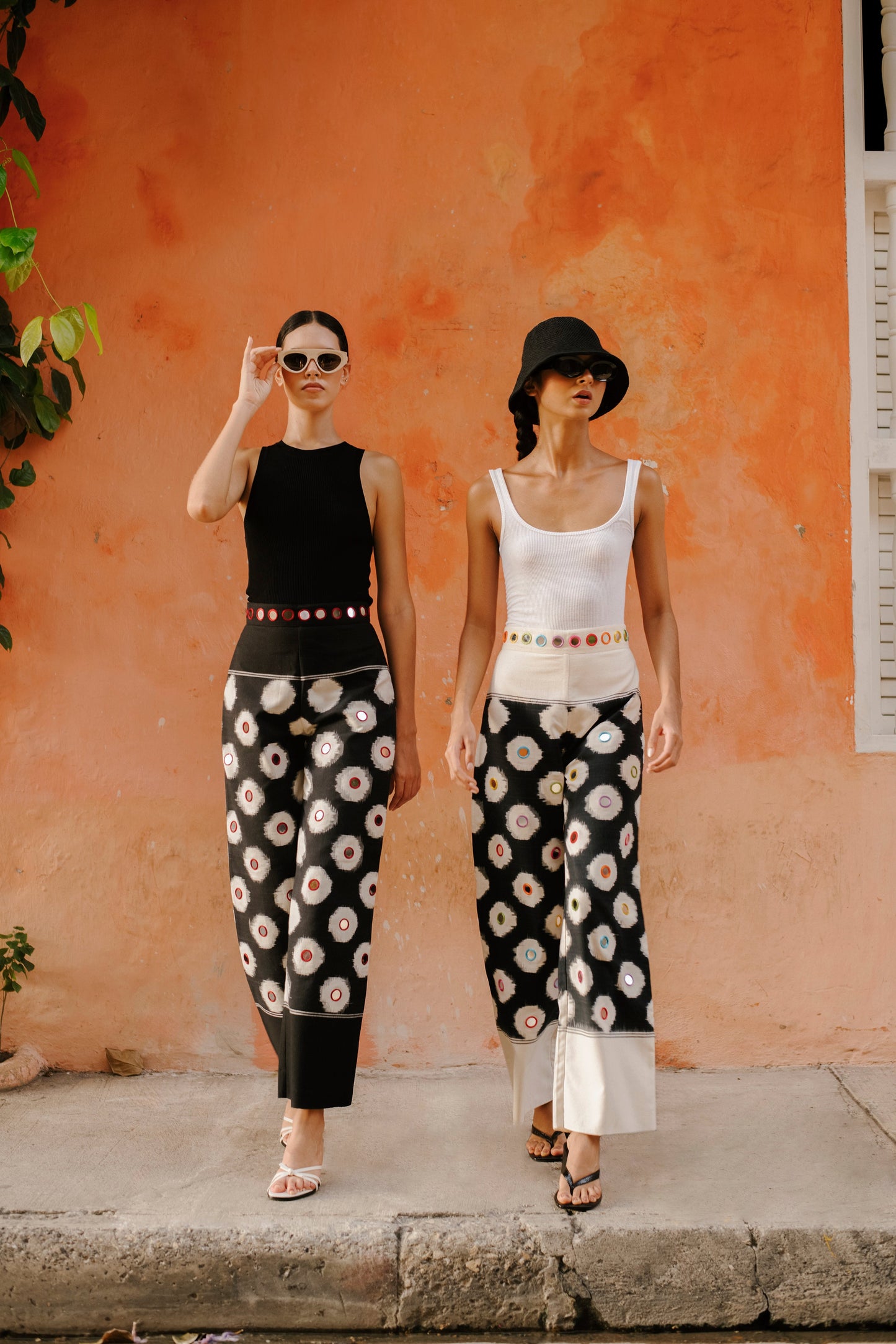 Multicolor Mirror Trousers