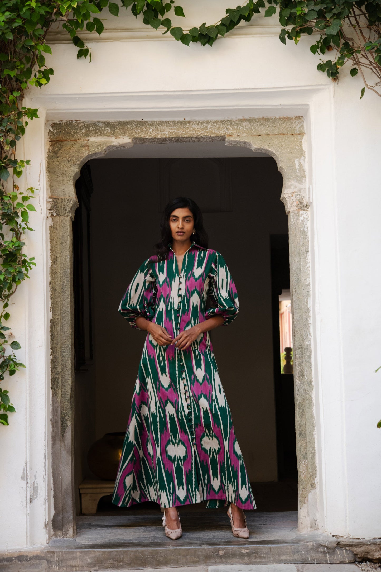 Green  Jodhpur Dress