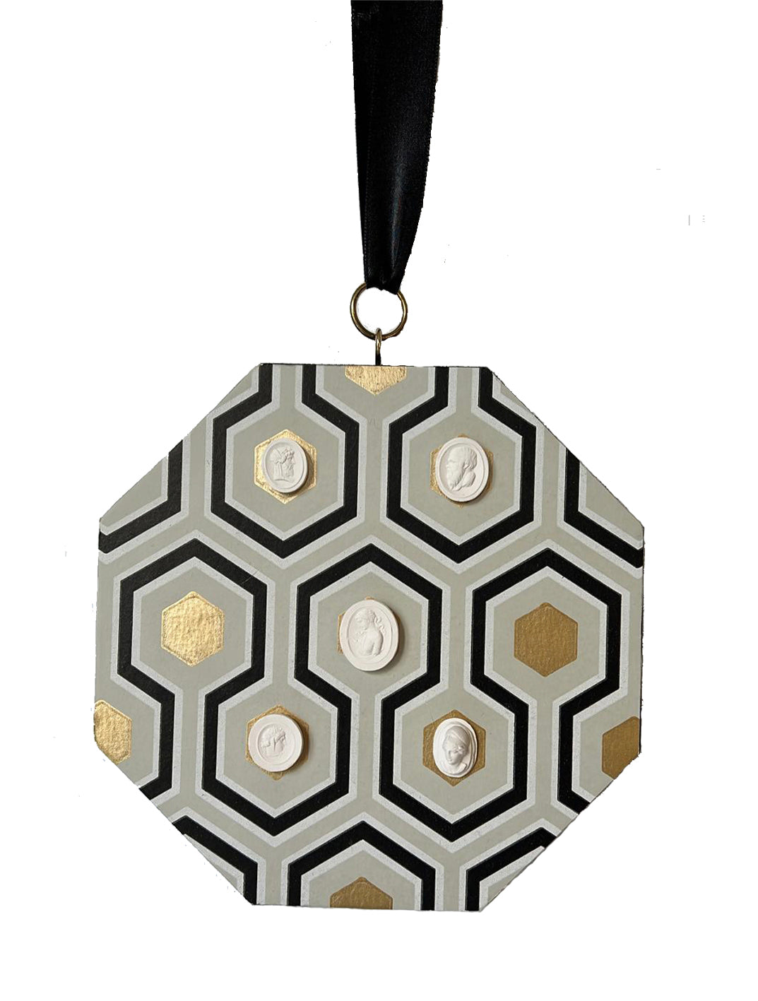 Hexagonal Intaglio plate - David Hicks