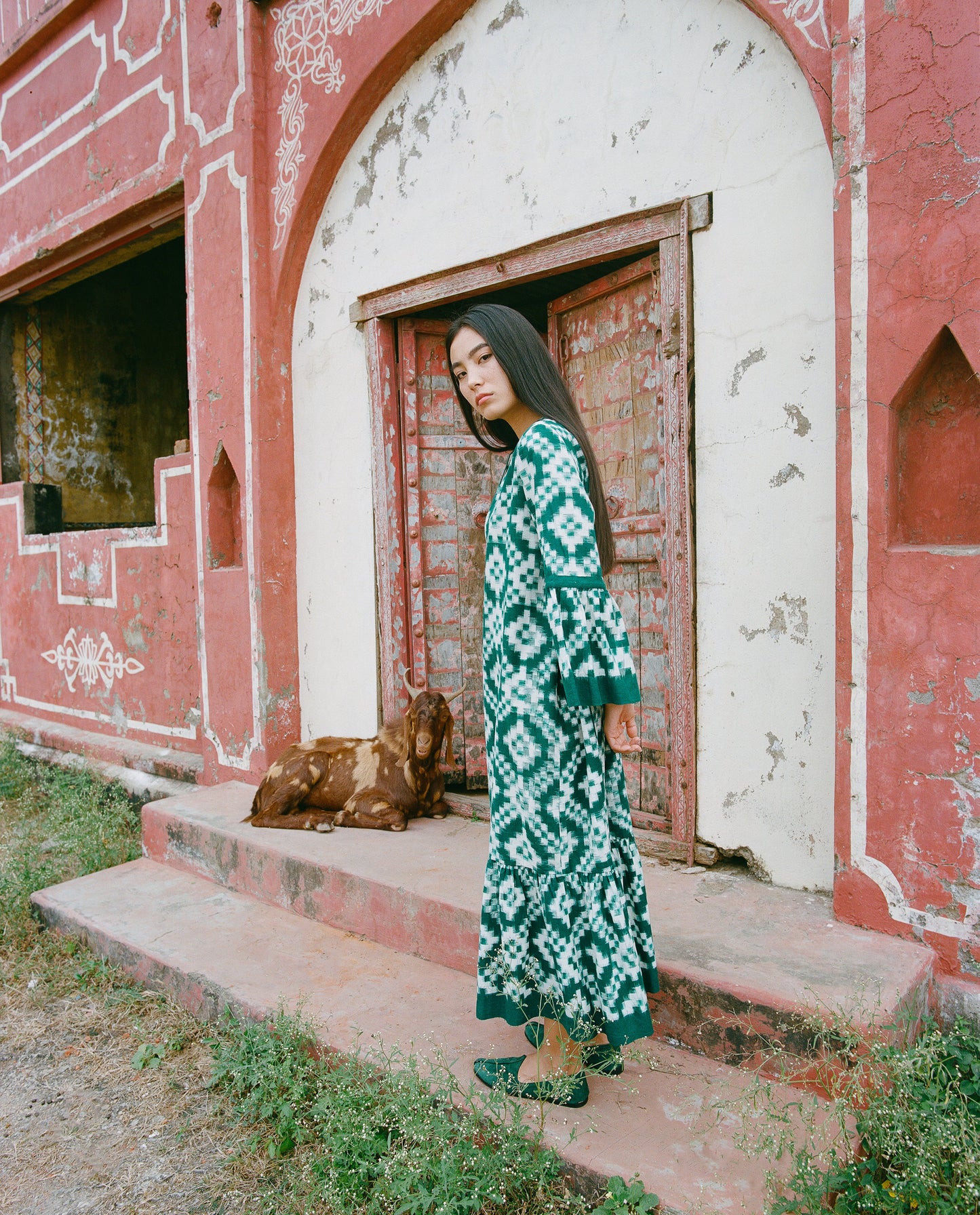 Viento Dress Green