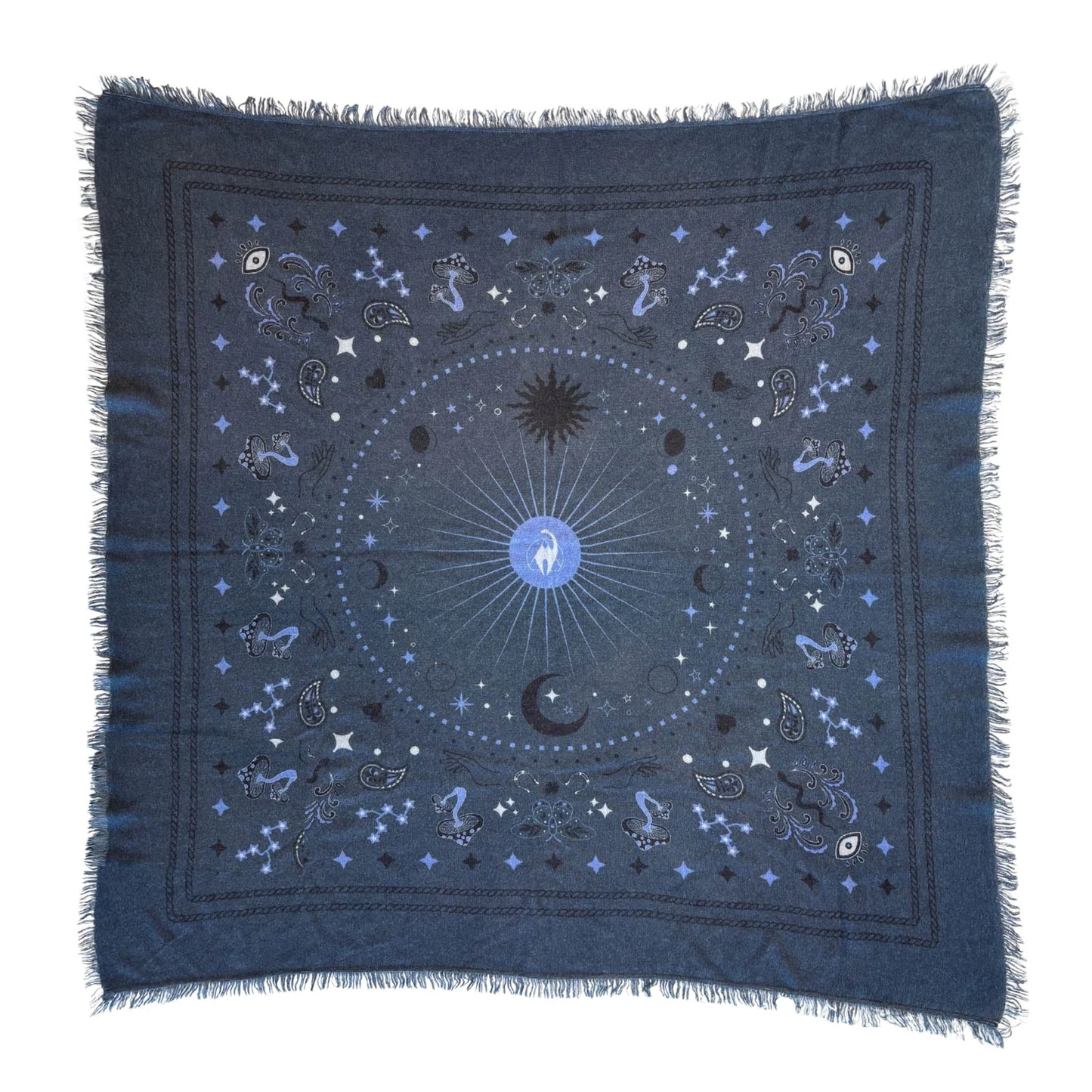 Cosmic Rodeo Cashmere Bandana Sweater Wrap