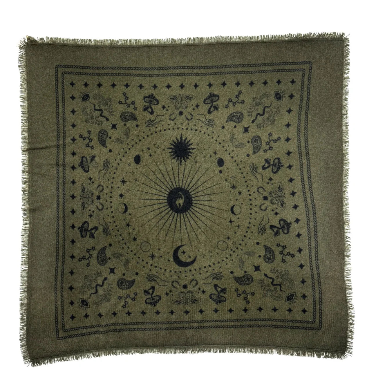 Cosmic Rodeo Cashmere Bandana Sweater Wrap