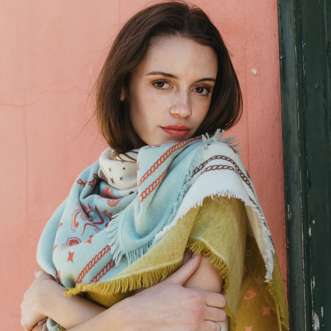 Cosmic Rodeo Cashmere Bandana Wrap