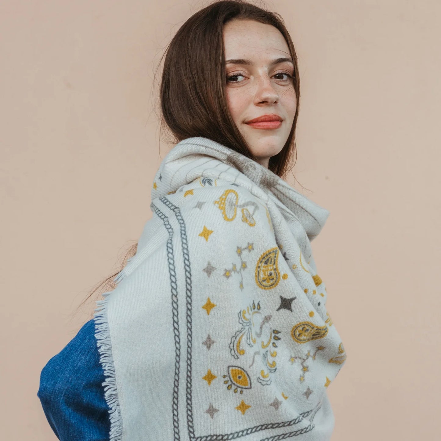 Cosmic Rodeo Cashmere Bandana Wrap