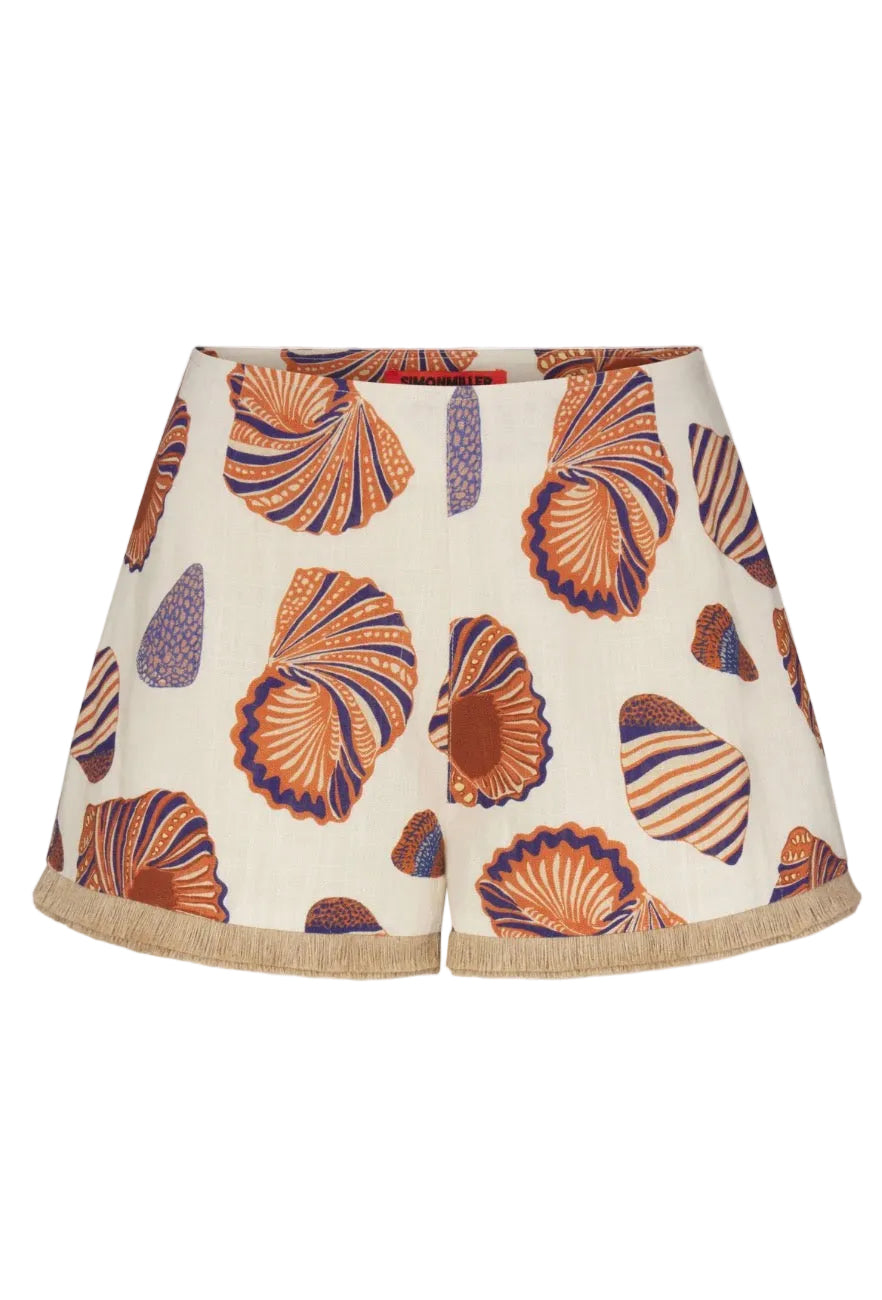 Mina Linen Fringe Short