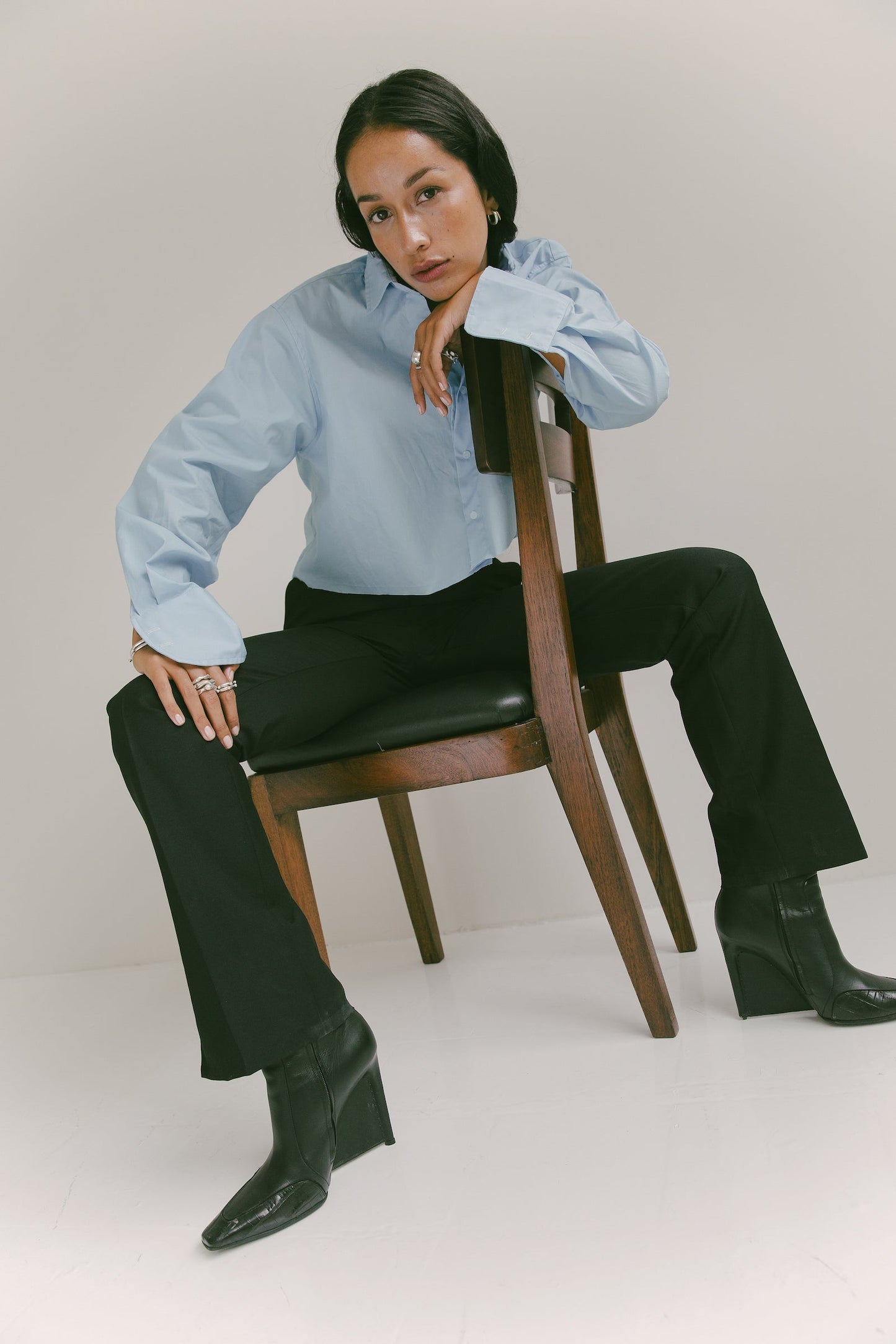 The Cropped Boyfriend Shirt