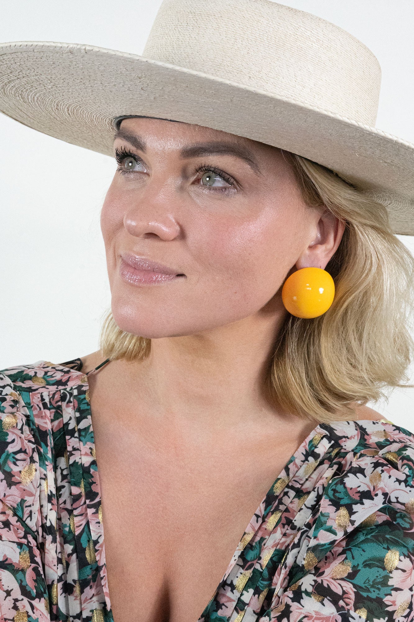 Gaia Earrings in Lemon Zest