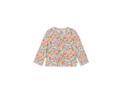 Petit Bateau multicolor floral V-neck cardigan with long sleeves
