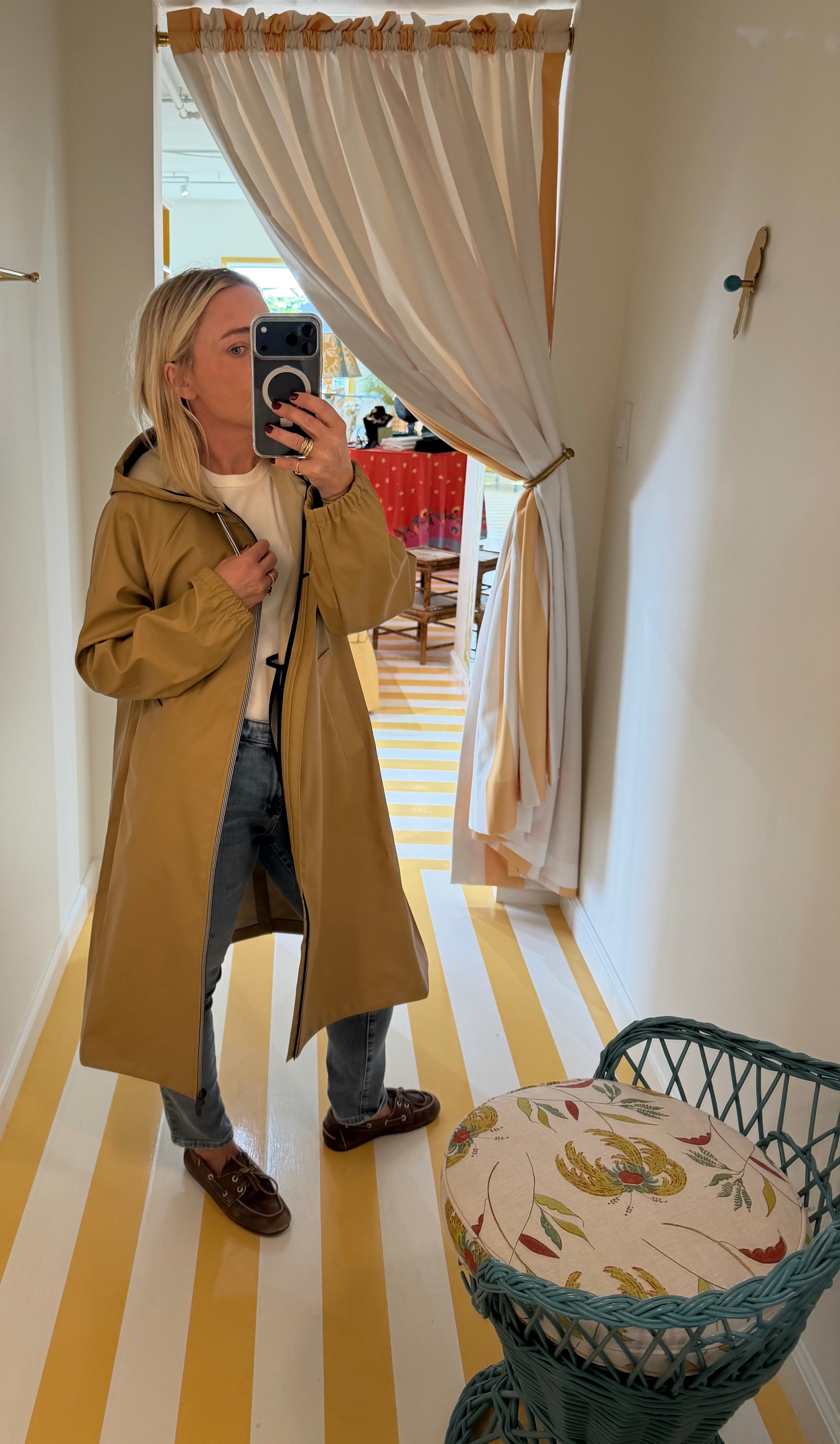 Petit Bateau Hooded Raincoat