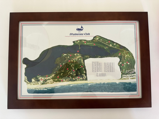 Maidstone Golf Course Map (Framed)