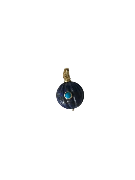 Dark Blue Charm Bobble