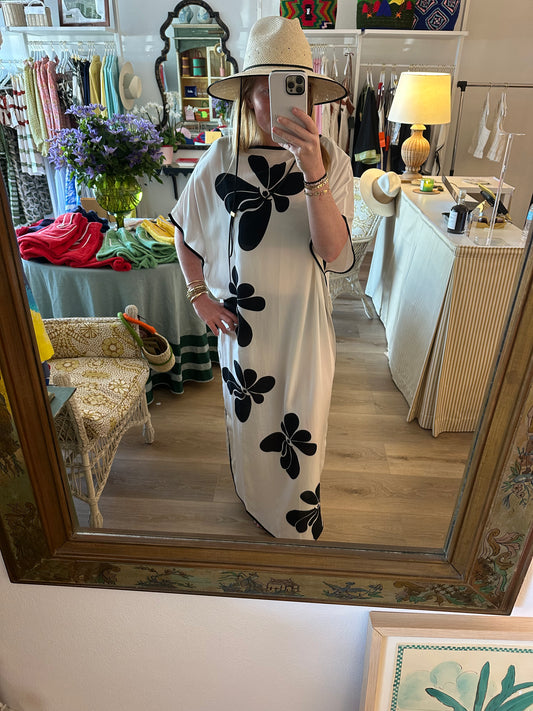 Floral Long Kaftan