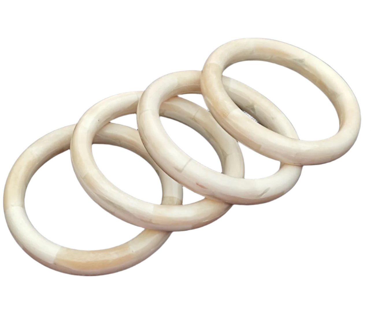 Buffalo Horn Bone Bangle (Pair)