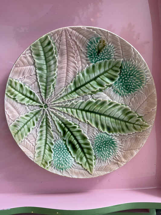 19th Century Majolica Plate